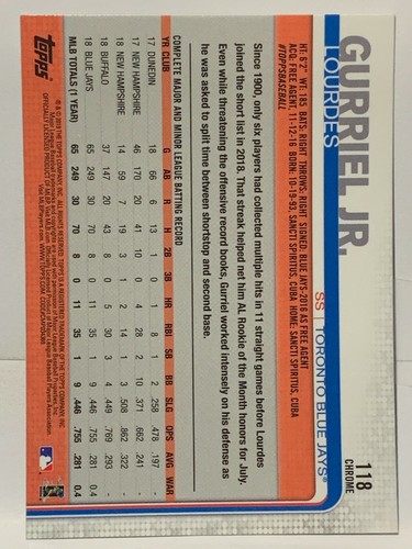 2019 Topps Chrome Baseball - Vet and RC & Rookie Gold Cup 1-204 - You Pick (a166 - Picture 236 of 390