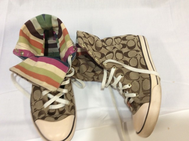 coach bonney high top sneakers