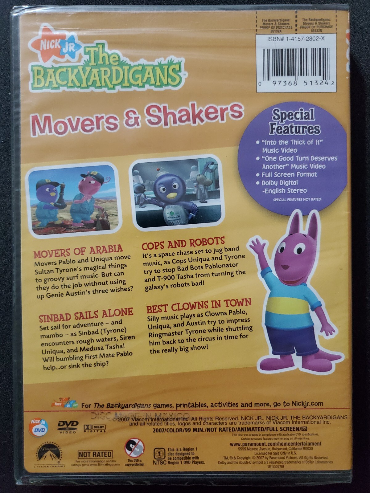 Backyardigans Movers And Shakers Dvd Cover 2007 R1 vrogue.co