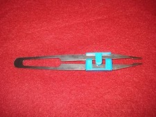 Unique Ultra Thin Tweezers - Medical, Splinters, Crafts - 5" Steel Flat Tweezer