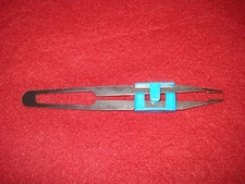 Unique Ultra Thin Tweezers - Medical, Splinters, Crafts - 5" Steel Flat Tweezer