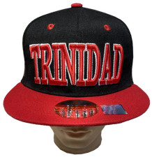 TRINIDAD FLAG 3D Embroidered Snapback Cap Adjustable Baseball Hat LOT 1-12pcs
