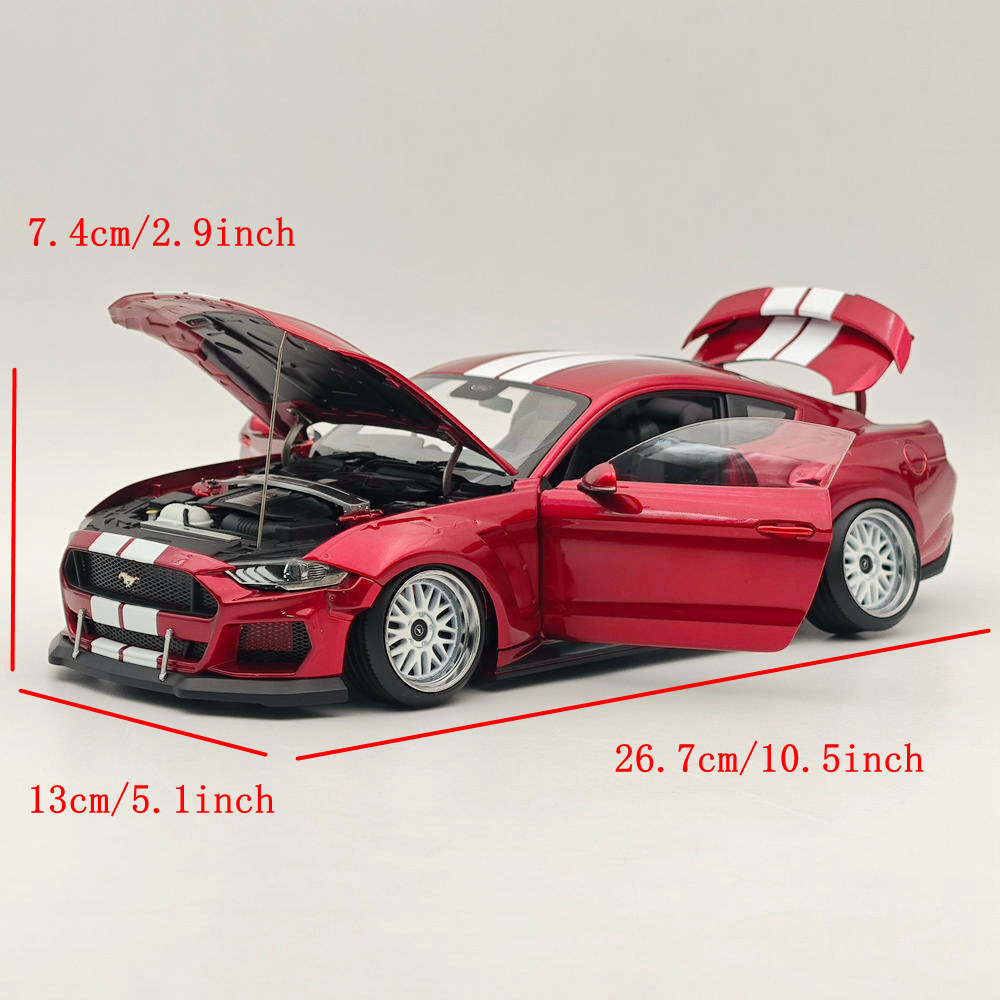 1:18 DM Ford Mustang GT 2019 Widebodykit Pack RHD Miniature