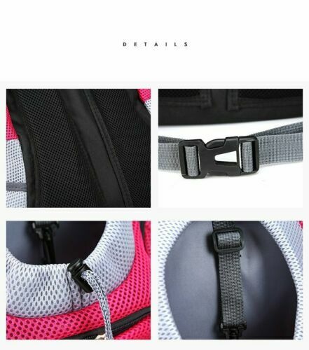 Pet Back Carrier Bag Cat Dog Backpack Portable Handle Breathable XL Large 15kg - Picture 6 of 11