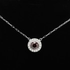 18K Natural Brown Diamond Necklace choker 14'-to 16.5' inch adjustable 18k Gold — photo 1