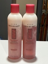 Lot of 2 NOS New AVON Skin-So-Soft SSS Soft  Sensual Dual Phrase Foam Bath 8 oz