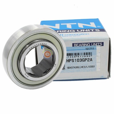 NTN HPS103GP2A Disc Bearing,1.25 In. Hex Bore - Replaces JD9420