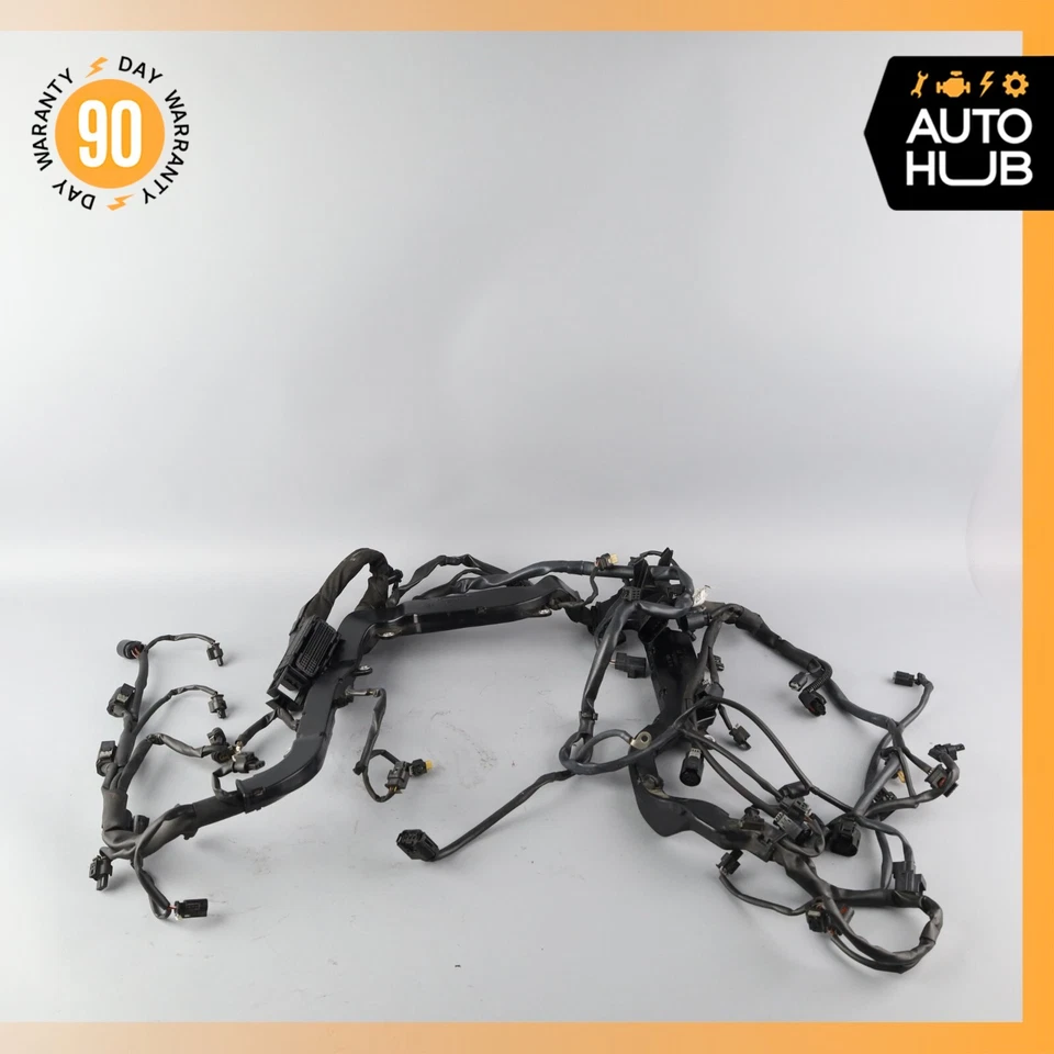 12-13 Mercedes W166 ML63 GL63 AMG M157 Engine Motor Wire Wiring Harness OEM - Image 2 of 4