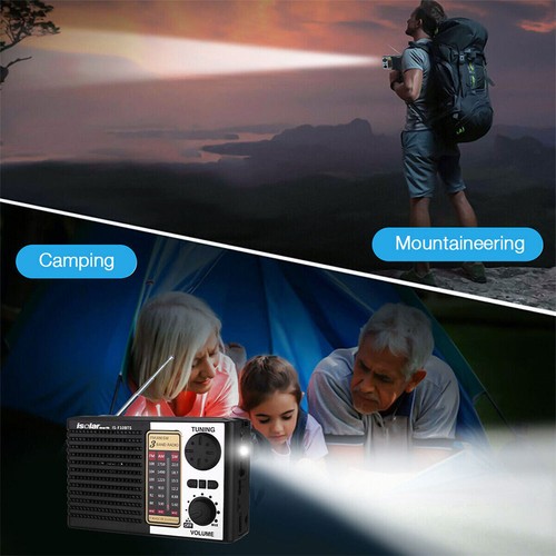 Bluetooth Portable Solar FM/AM SW Radio Digital Speaker MP3 Player Rechargeable - Picture 4 of 15