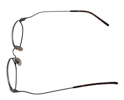 Perry Ellis Mens Eyeglass Titanium Pewter Oval Metal Frame 172. 46mm - Picture 4 of 14