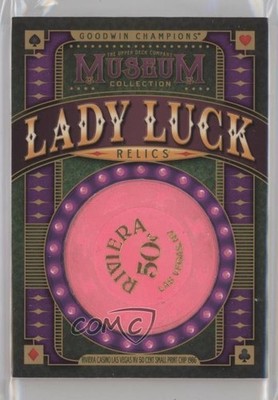 2022 Goodwin Champions Museum Collection Lady Luck Casino Chip Relics #MCL-7 6q0