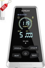 Digital LCD Metronome Adjustable Beat Volume Piano Guitar Drums Violin - US