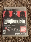 Wolfenstein: The New Order  Sony Playstation 3  ps3 Complete CIB  Tested