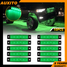 Green LED Rock Lights Underbody Light For Jeep Offroad Car Truck ATV Boat 10 PCS