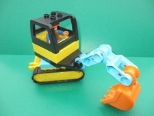 Lego Duplo Baustelle Radlader Bagger Raupe Caterpillar (041225M)