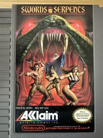 Swords and Serpents (Nintendo NES, 1990) Genuine OEM Authentic