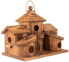 Bird Houses for Outside, Outdoor 5 Hole Bird House Room for 5 Bird Families