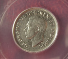 1947 ML CANADA 25 Cents...ICG-AU-55 DETAILS..CLEANED — photo 3