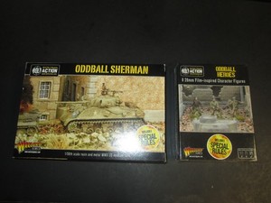 Warlord Games 28mm Bolt Action WWII Oddball Heroes Lot Sherman & Character Sets
