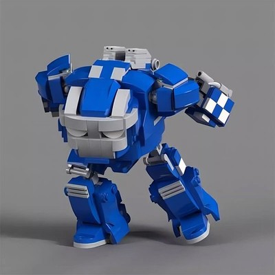 MOC Eagle Mark38 Heavy Armor Model, Building Blocks Assembly Toy Ornament