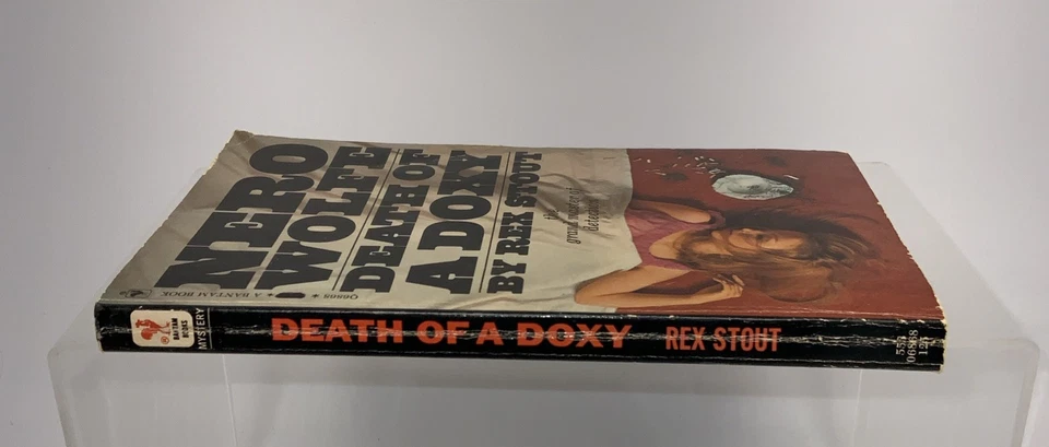 Rex Stout - Death Of A Doxy, 1972 PB Bantam Books Nero Wolfe Detective Mystery - Image 3 of 4