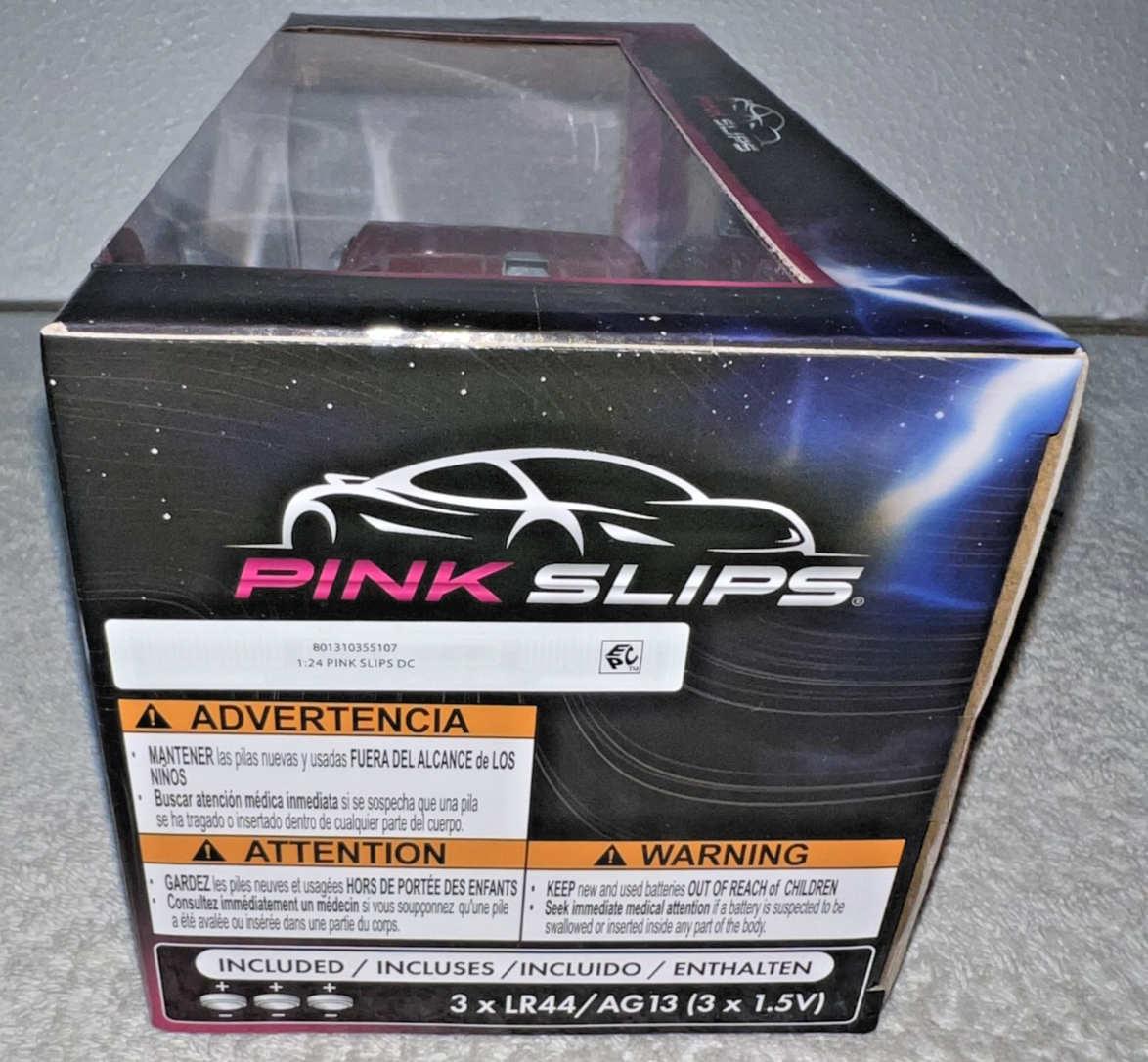 JADA PINK SLIPS DELOREAN BACK TO THE FUTURE TIME MACHINE 1:24
