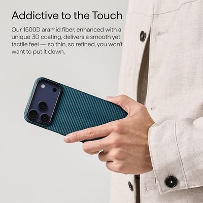 PITAKA MagEZ Case iPhone 17 Pro MagSafe付 NEW PITAKA iPhone 17 Pro Max Case Ultra-Slim MagSafe Compatible