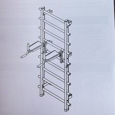 Redrope Stall Bar Swedish ladder Gymnastics
