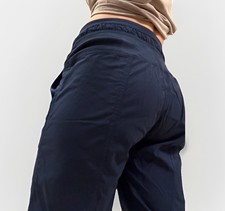 Lululemon Womens Dance Studio Pants Size 6 Navy Dark Blue High Rise Hem Toggle