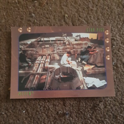  Alien 3 1992 Star Pics #49 Prison Facility Construction card