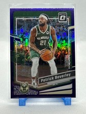 Patrick Beverley 2023-24 Donruss Optic Purple Prizm #168 Milwaukee Bucks