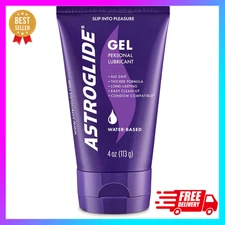 Astroglide Water Based Lubricant 4oz Ultra Gentle Gel Long Lasting No Drip NEW *