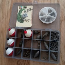 Vintage Lot Keel Sinkers Bobbers Weights Swivel Fishing Lures Trout Fresh Water