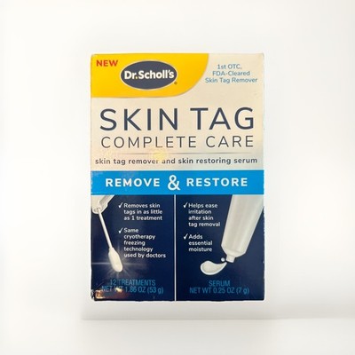 Dr. Scholl's Skin Tag Complete Care Remove & Restore Kit - Exp 01/2027