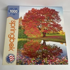 Springbok Maple Reflections 1000 Piece Puzzle Made in USA Complete 2B15
