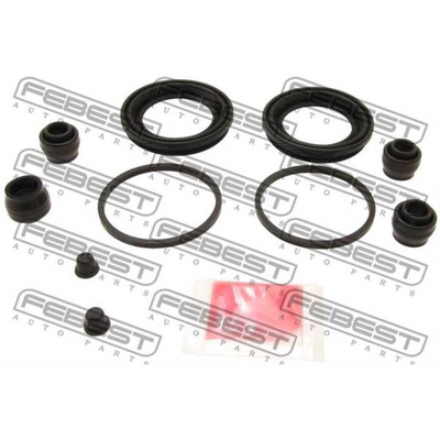 FEBEST Kit Riparazione Pinza Freno Posteriore 2375-5M1R – Per Audi A3, VW Golf IV – Ricambio OE 1K0615423M - 3
