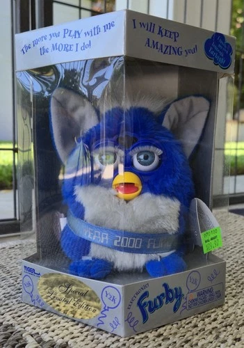 New in Box 1999 Limited Edition Millennium Furby with Blue Eyes