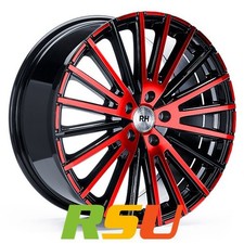 RH Alurad WM Flowforming color polished - red 10x20" ET50 LK5 130 ML 71.5 Alu...