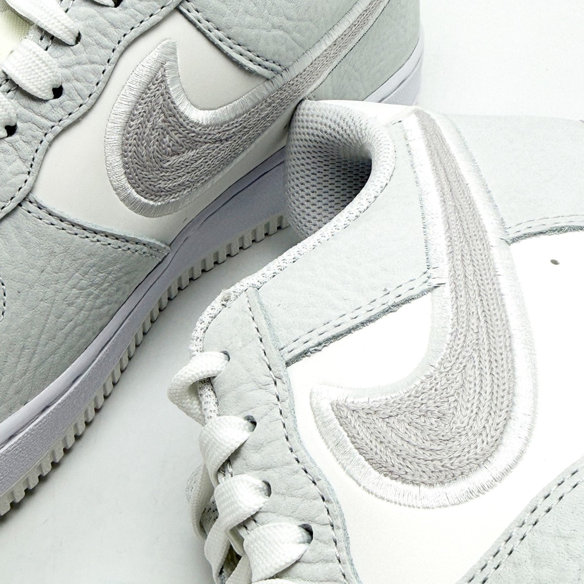NEW* MEN Nike Air Force 1 Low '07 LV 8 SUMMIT WHITE / VAST GREY