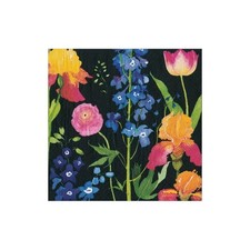 40 PCS Black Summer Garden Boxed Paper Cocktail Napkins Party Supplies Set
