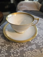 Vintage Aynsley Teacup And Saucer, Elizabeth Pattern, 1970