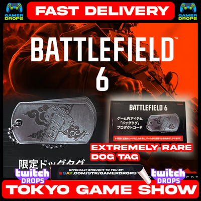 Battlefield 6 BF6 TOKYO GAME SHOW - RARE DOG TAG - *IN GAME ONLY