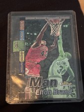 2000-01 Topps Finest - Man 2 Man Elton Brand #MTM-1B