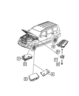 Genuine Mopar Powertrain Control Module Remanufactured R5150561AC