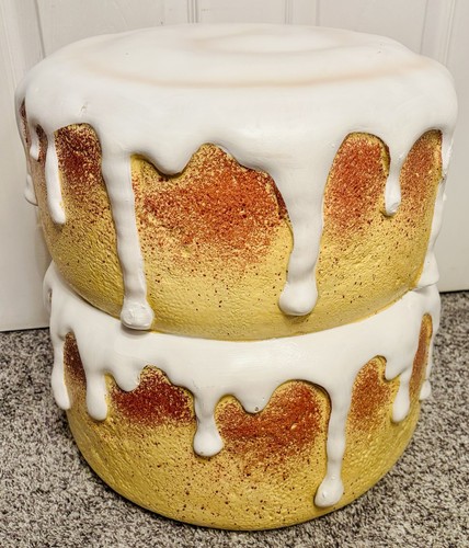 Cinnamon Bun Roll Food Stool Accent Table Tik Tok Viral
