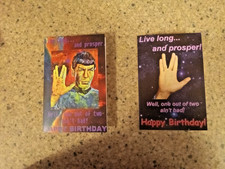 Star Trek  Birthday Card Set JOHOND, Vulcan