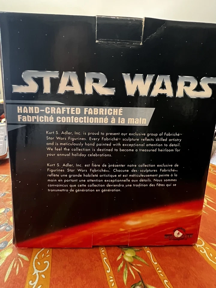 Kurt Adler Star Wars Darth Vader Santa Fabriché Figurine – Christmas Collectible - Image 4 of 4