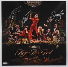 The Warning JSA Signed Autograph Album Record Vinyl Keep Me Fed