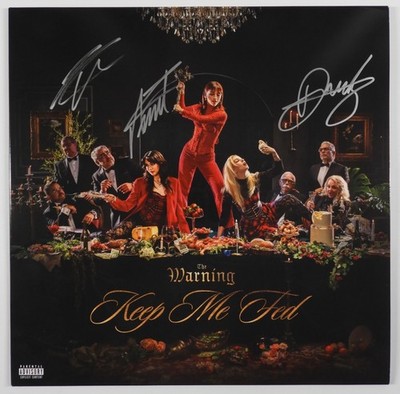 The Warning JSA Signed Autograph Album Record Vinyl Keep Me Fed