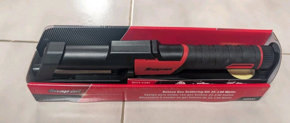 Snap-on YAKS42 25 to 130 W Butane Soldering Iron Kit Red for sale